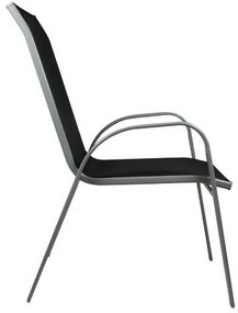 Set de mobilier de grădină, 7 bucăți de antracit