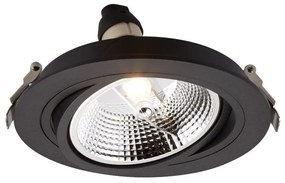 Spot incastrabil tavan fals CHUCK 111 SL ROUND negru