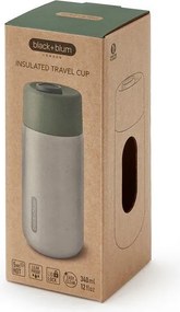 Cană termos argintie din oțel inoxidabil 340 ml – Black + Blum