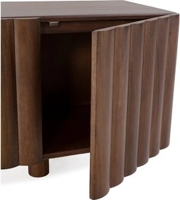 Comodă TV maro din lemn de mango 160x55x40 cm Tamira – MOME