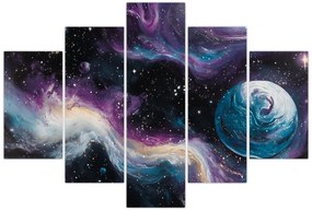 Tablou - Univers pictat (150x105 cm)