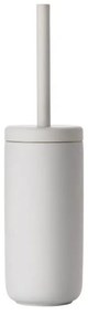 Perie din ceramică pentru toaletă Zone Soft Grey, gri deschis