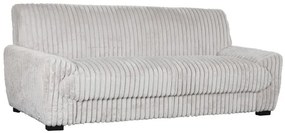 Canapea pufoasa, 3 locuri, bej, din stofa, Myra Pearl
