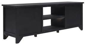 Comoda TV, negru, 115 x 30 x 40 cm, lemn 1, Alb si negru