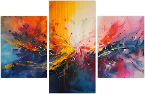 Tablou - Abstracție de culoare (90x60 cm)