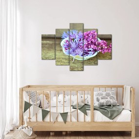 Tablou cu decorațiune din lavanda (150x105 cm)