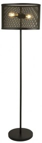 Lampadar / Lampa de podea design industrial Fishnet negru EU2832-2BK SRT