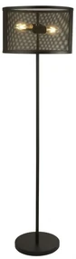 Lampadar / Lampa de podea design industrial Fishnet negru EU2832-2BK SRT