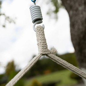 Scaun balansoar suspendabil, alb model dungi, LINDO NEW