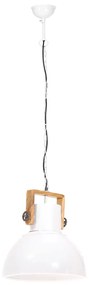 Lampa suspendata industriala, 25 W, alb, 40 cm, E27, rotund 1,    40 cm, Alb, Alb