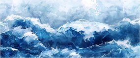 Tablou - Ilustrație a mării (120x50 cm)