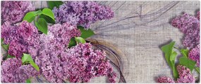 Tablou - Flori de liliac (120x50 cm)