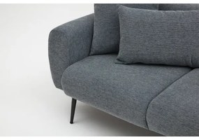 Colțar în L PISA, gri, pe partea dreaptă