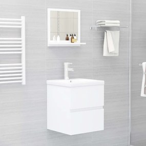 Oglinda de baie, alb, 40 x 10,5 x 37 cm, PAL Alb, 40 cm