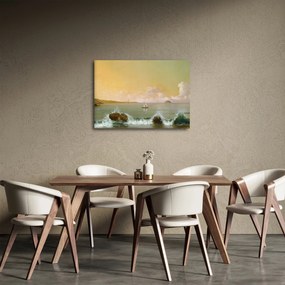 Tablou - Martin Johnson Heade, Rio de Janeiro Bay, reproducere (70x50 cm)