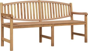 vidaXL Bancă de grădină, 179,5x60x90 cm, lemn masiv de tec