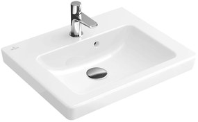 Villeroy &amp; Boch Subway 2.0 lavoar 50x40 cm dreptunghiular clasică-de blat alb 73155G01