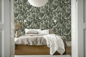 Fototapet, Mischievous Butterflies, Green, Rebel Walls