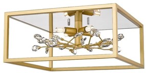 Plafoniera eleganta design modern Spring auriu