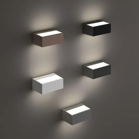 Ideal Lux - Aplica de perete pentru exterior TWIN 1xG9/28W/230V IP44 maro