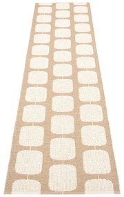 Covor tip traversă pentru interior și exterior bej/crem 70x300 cm Sten Light Nougat – Pappelina