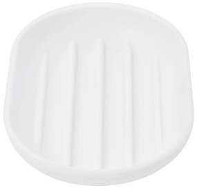Săpunieră albă din plastic Touch – Umbra