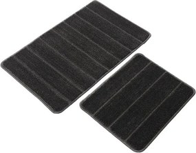 Covorașe de baie gri-antracit 2 buc. 50x80 cm Yeni Cizgli – Foutastic