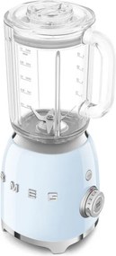 Blender Smeg BLF03PBEU, 800 W, 1,5 l, 18 000 rpm, 4 programe, 4 viteze + Impuls, Otel inoxidabil, Albastru pastel