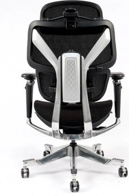 DeluxStar T2 ELITE PRO – Scaun Ergonomic Premium cu Suport Lombar Dual Dynamic 3D, Suspensie Air-Glide și Suport Complet Cervical – Spate – Lombar, Negru