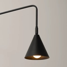 Lampă de perete Sollux SL.1697 NOX 1xE14/10W/230V negru