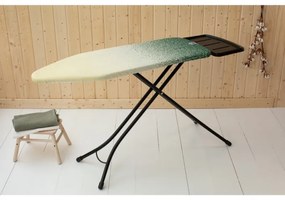 Masа de cаlcat Brabantia C 1008897, 124x45 cm, 7 pozitii de reglare, Suport generator de aburi, Galben/Verde