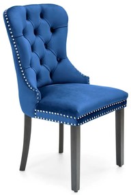 Scaun Miya velvet bleumarin