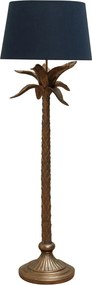 Lampadar din rasina, cu abajur din bumbac, Palmtree