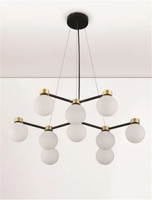 Lustra suspendata cu 10 surse de lumina DOMINO