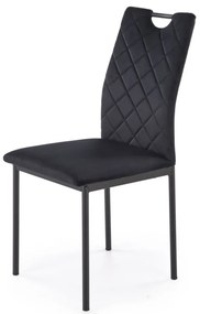 Scaun K577 velvet negru/negru H93 cm