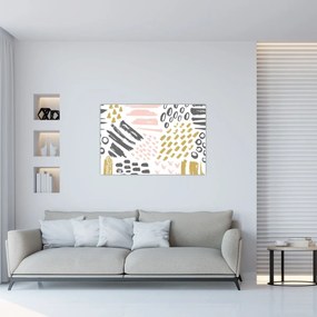 Tablou - Accidente vasculare cerebrale abstracte (90x60 cm)