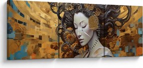 Tablou - Luminozitate (cu ceas) (90x30 cm)