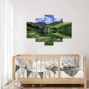 Tablou - Peisaj cu un lac (150x105 cm)