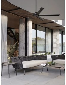 Ventilator de tavan Lucci air 21616149 MONZA IP55 negru + telecomandă