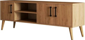 Comoda TV EXXEN, stejar, PAL, 150x34x52 cm
