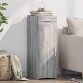vidaXL Dulap, gri sonoma, 30x42,5x93 cm, lemn prelucrat