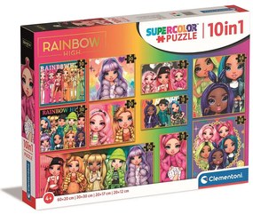 Rainbow High Personalities Puzzle 10 în 1 Clementoni
