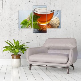 Tablou cu ceașca cu ceai (90x60 cm)