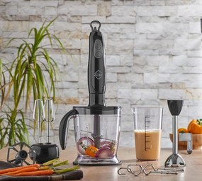 Mixer vertical (blender de mana) ZILAN ZLN5343 - 700W, pahar 0.7L + recipient 1L, 2 viteze