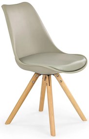 Scaun de bucaterie Amadora - vânzare, bej/fag