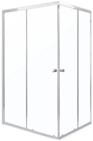 OLGA SQ 100x90 cabină de duș pătrată fără tavă de duș