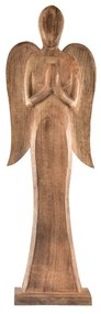 InDecor Înger din lemn de mango, 23 x 7 x 78 cm, 78 cm