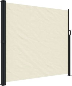 vidaXL Copertină laterală retractabilă, crem, 180x600 cm