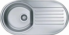 Chiuveta inox Alveus Form 40 Satin 84x44 cm stanga