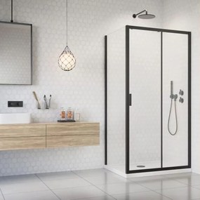 Cabina de dus patrata cu usa batanta Radaway Torrenta 80x80 cm crom-transparent orientare dreapta